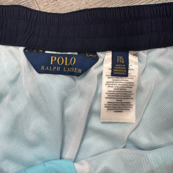 Polo Ralph Lauren NWT Men's Blue Swim Trunks O27 - Picture 5 of 8